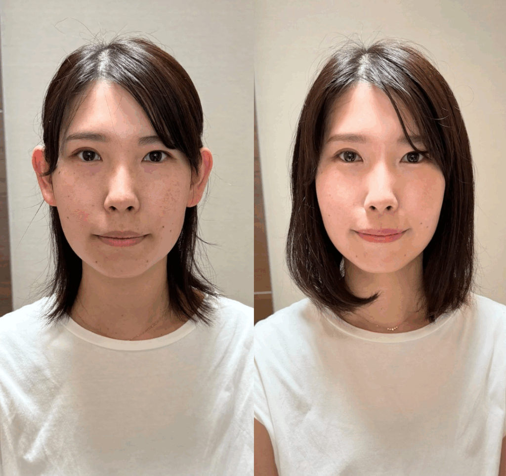 Beige Minimalist Beauty Skincare Before After Collage Instagram Post - Maison F 「変わりたい」と願うあなたへ。魅力開花するファッションアドバイス・メイクレッスン・美肌・講座が受けられるサロン。イメージコンサルタント | パーソナルカラー診断・骨格診断・顔タイプ診断・似合うメイクレッスン | 群馬県伊勢崎市 | メゾンF